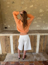 Thaliana bermudashorts  - Hvid