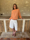 Thaliana bermudashorts  - Hvid