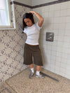 Kaline bermudashorts - Kaki