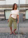 Vilea bermudashorts - Kaki