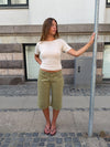 Vilea bermudashorts - Kaki
