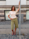 Vilea bermudashorts - Kaki