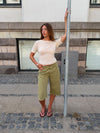Vilea bermudashorts - Kaki
