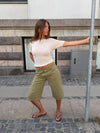 Vilea bermudashorts - Kaki