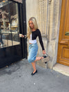 Beala bermudashorts - Lys denim