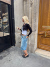 Beala bermudashorts - Lys denim