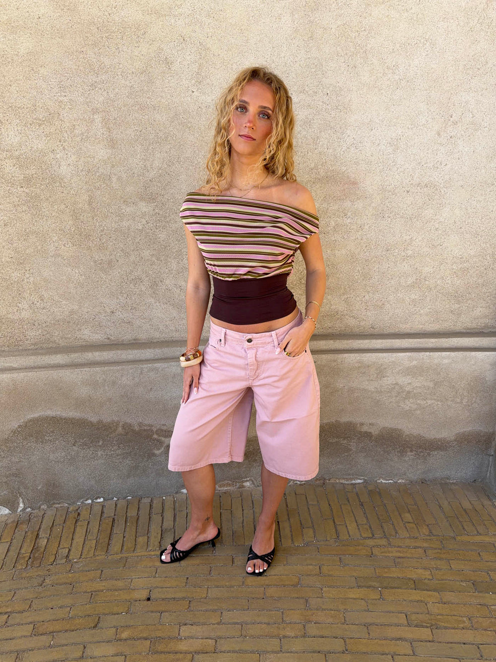 Stova bermudashorts - Lyserød