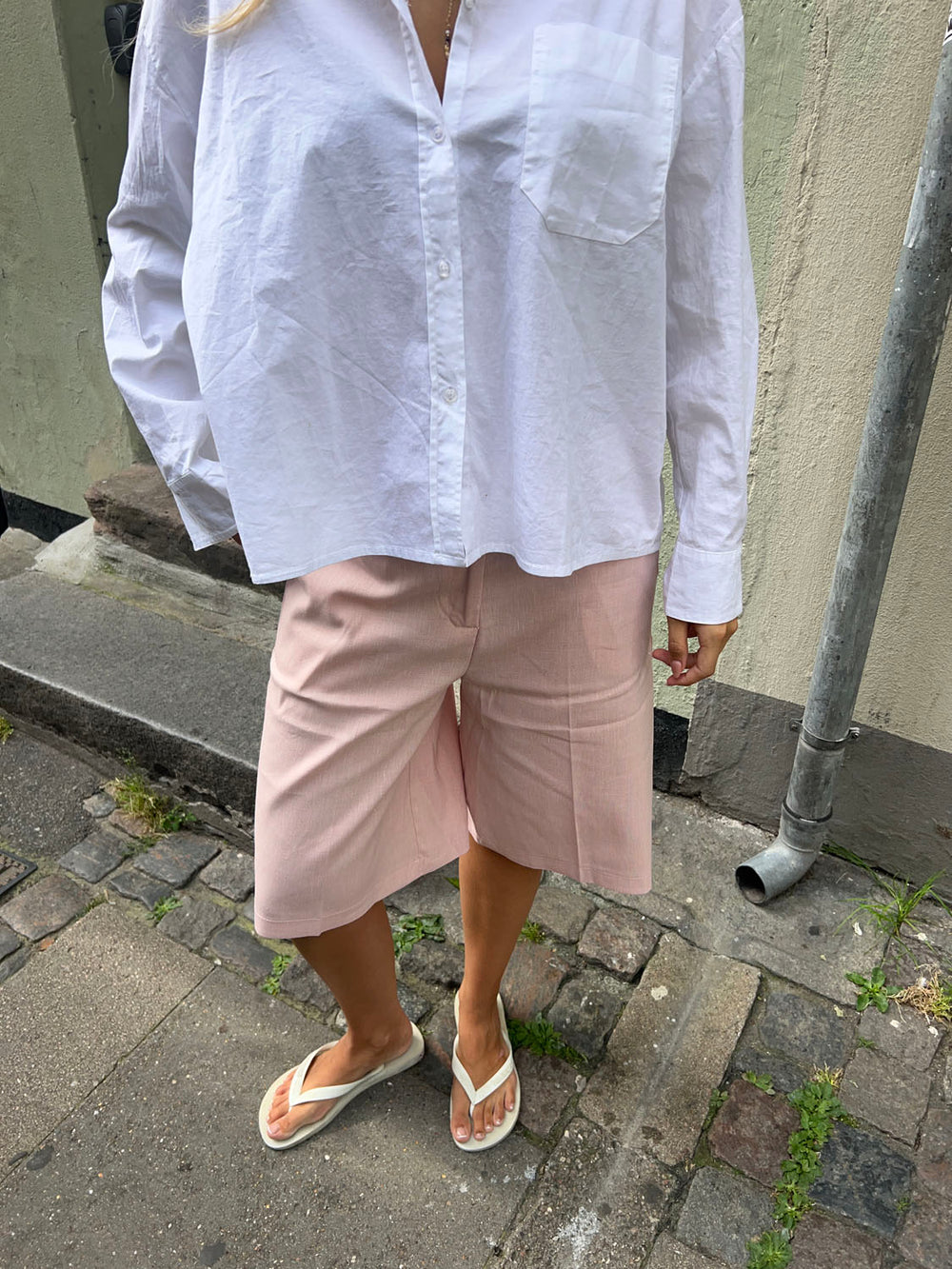 Nayaly bermudashorts - Lyserød