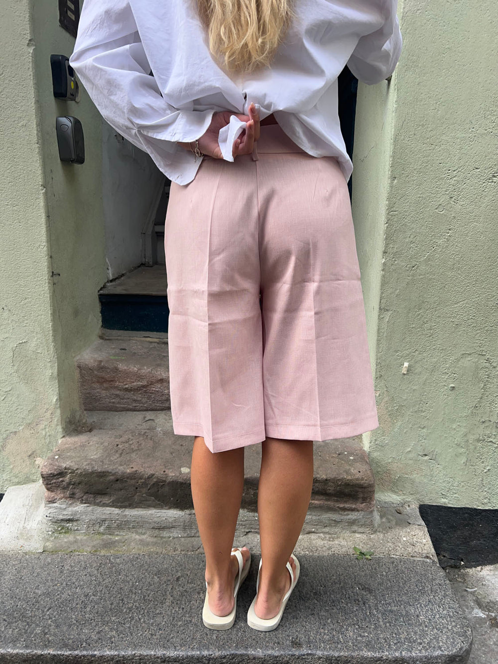 Nayaly bermudashorts - Lyserød