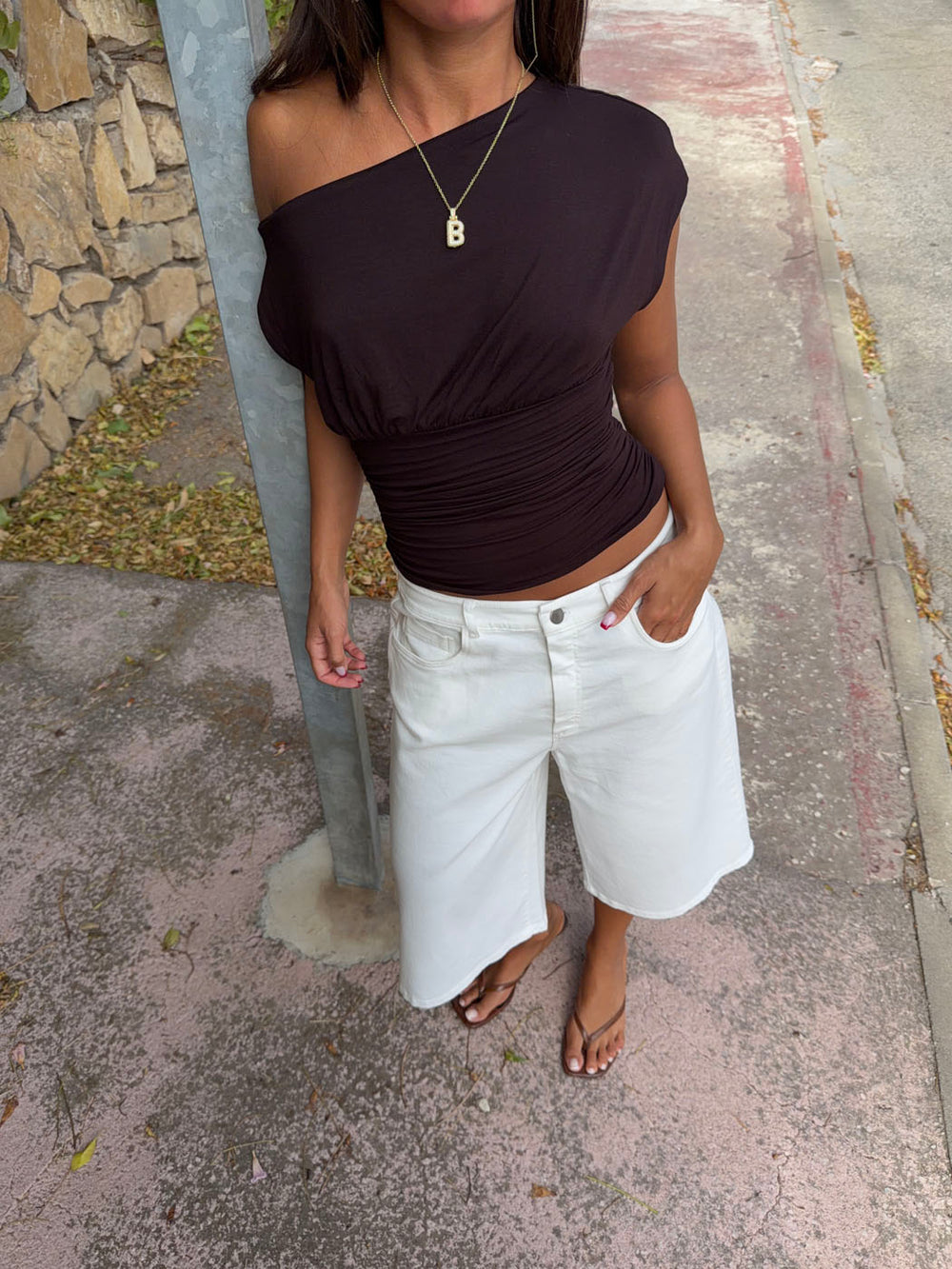 Inga bermudashorts - Hvid