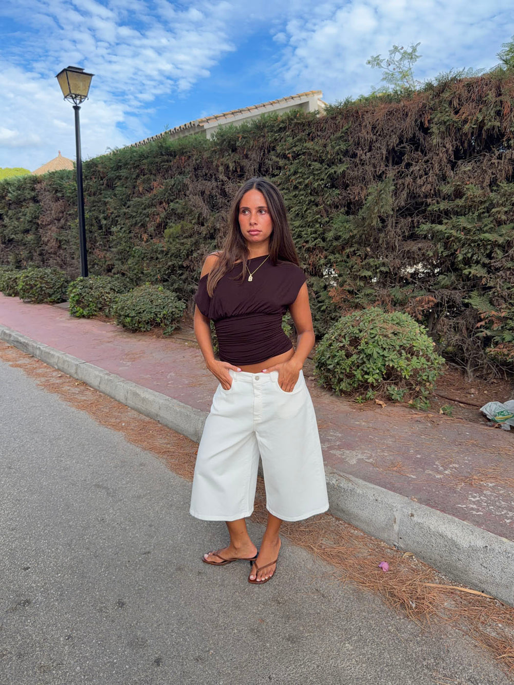 Inga bermudashorts - Hvid