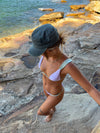 Frida bikini - Lilla/grøn