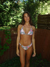 Olandria bikini med mønster og blomster - Pink/sort/beige