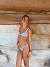 Samzara bikini med zigzag-mønster - Rosa/grå