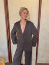 Kornelia oversized blazer - Brun