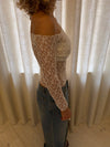 Inez blondebluse - Hvid