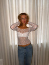 Inez blondebluse - Hvid