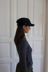 Suzy bluse med striber - Sort/grå