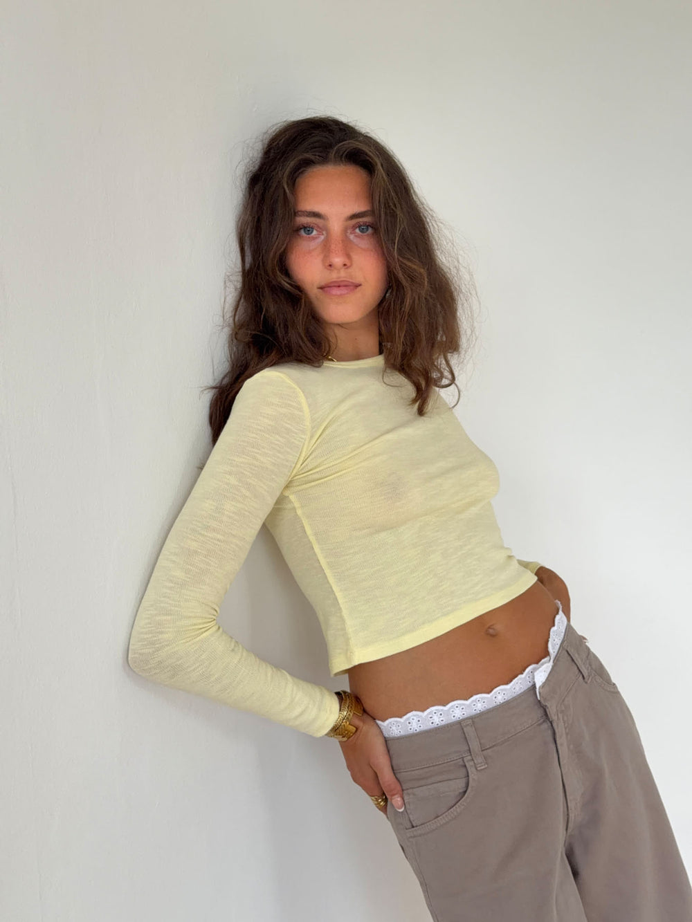 Velona bluse - Gul