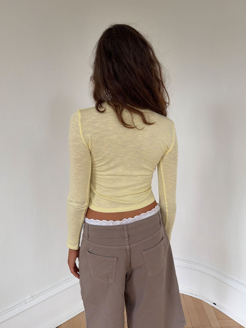 Velona bluse - Gul