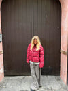 Elin pufferjakke - Rød