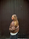 Elin pufferjakke - Brun