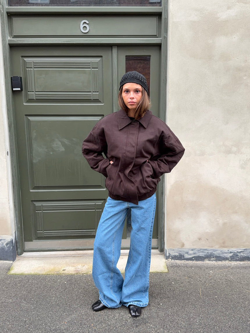 Kimma bomberjakke - Brun