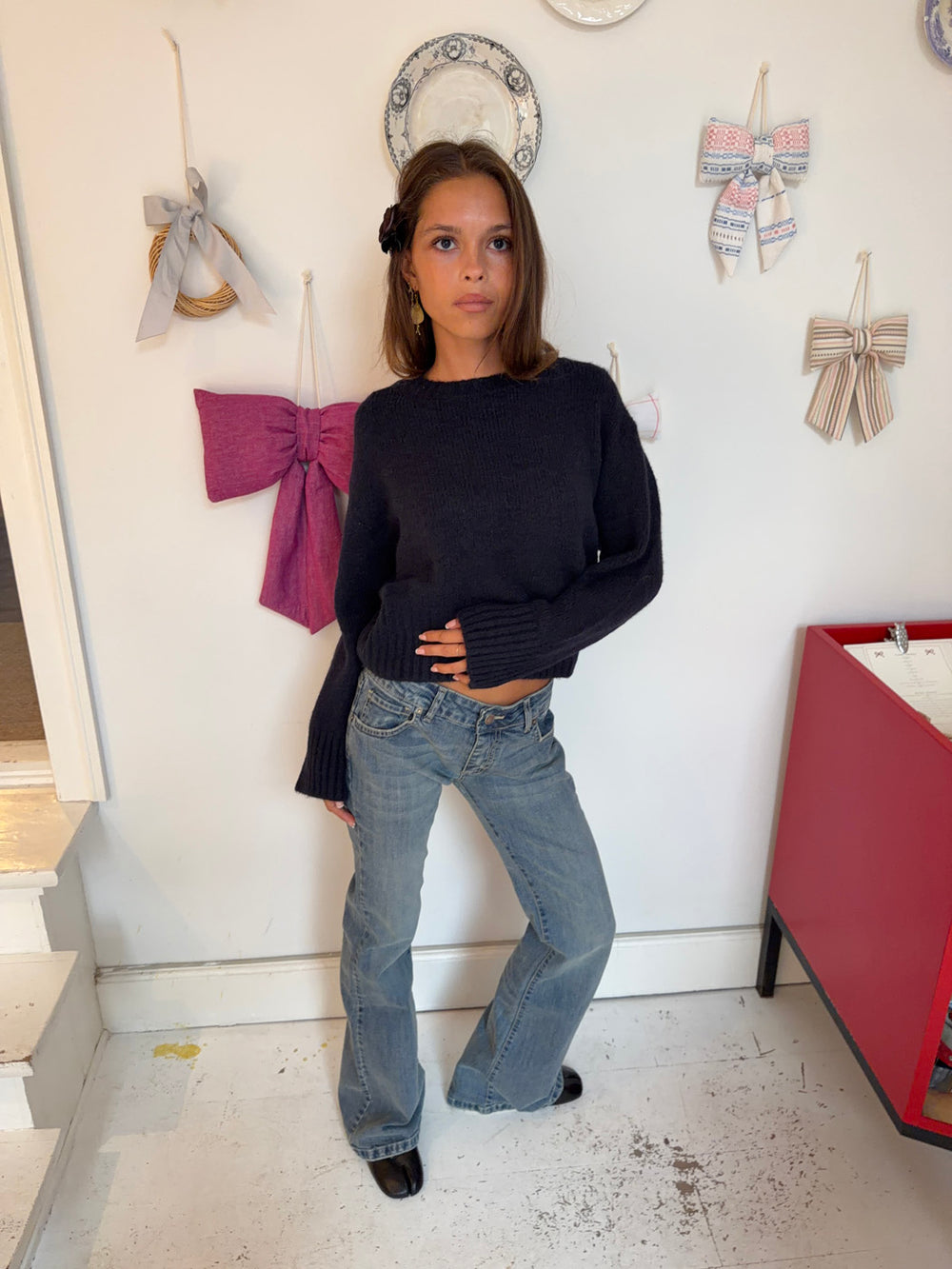 Solea bootcut jeans - Lys denim