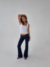 Senia bootcut jeans - Mørkeblå
