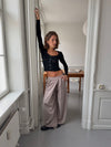 Trina suitbukser med spændedetalje - Beige