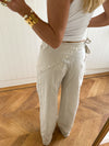 Scandivv bukser med detaljer - Beige