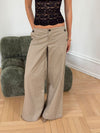 Maxim bukser med knapper - Beige