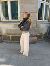 Polly bukser med striber - Hvid