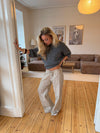 Lylana bukser med tern - Beige