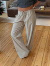 Lylana bukser med tern - Beige