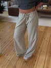 Lylana bukser med tern - Beige