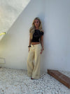 Siv jeans - Lys gul