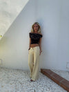 Siv jeans - Lys gul