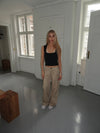 Ama lærredsbukser - Beige