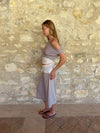 Camina caprishorts med blonder - Beige