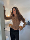 Charlotte cardigan - Brun
