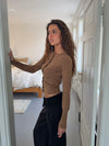 Charlotte cardigan - Brun