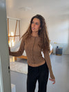 Charlotte cardigan - Brun