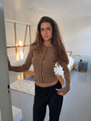 Charlotte cardigan - Brun