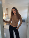 Charlotte cardigan - Brun