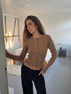 Charlotte cardigan - Brun