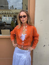 Malin Tomkins cardigan med detaljer - Orange
