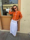 Malin Tomkins cardigan med detaljer - Orange