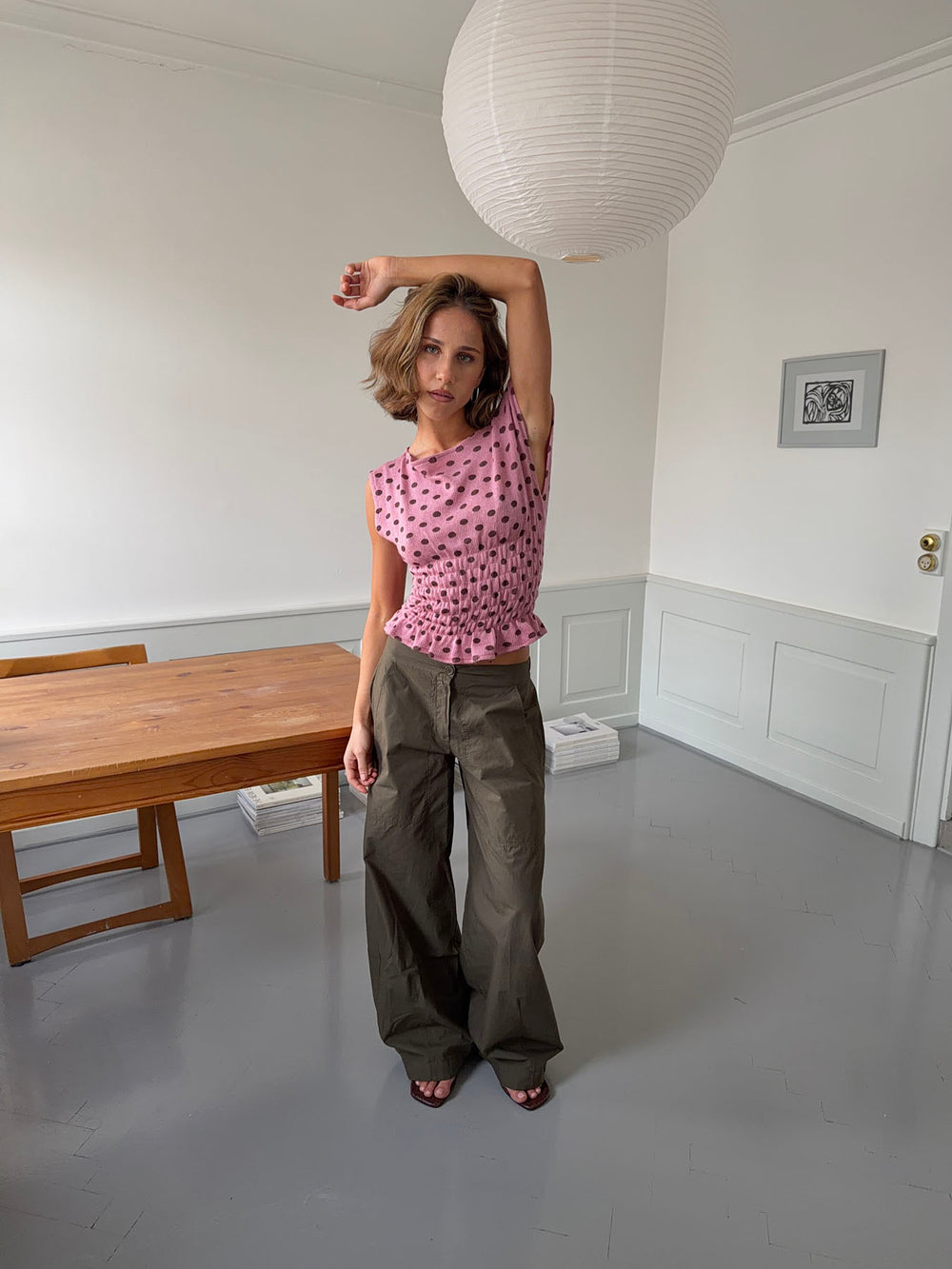 Takina cargobukser - Kaki