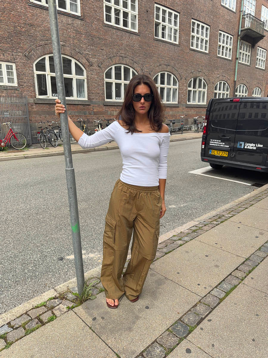 Yassy cargobukser - Lysebrun